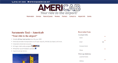 Desktop Screenshot of americab.net