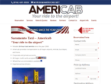 Tablet Screenshot of americab.net